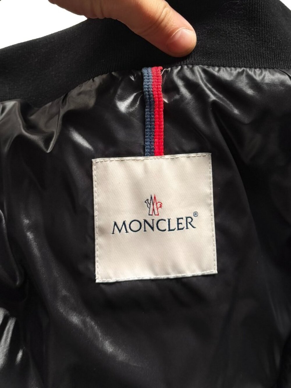 Moncler Black Perouges Quilted Light Down Bomber Jacket - Picture 8 of 15